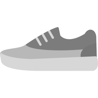 a gray shoe icon