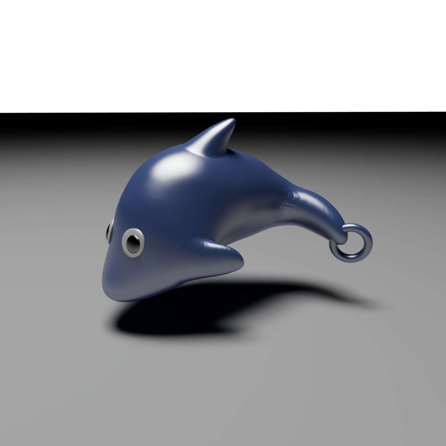 a dolphin with its mouth open and it's eyes closed