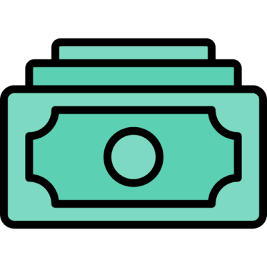 a stack of money