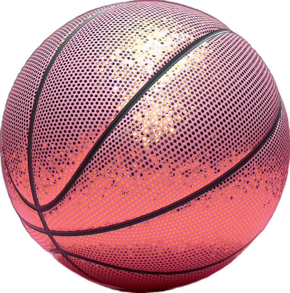 a basketball ball on a white background