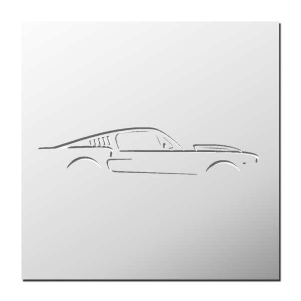 a black and white drawing of a car
