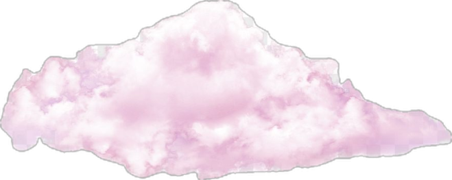 a pink cloud on a white background
