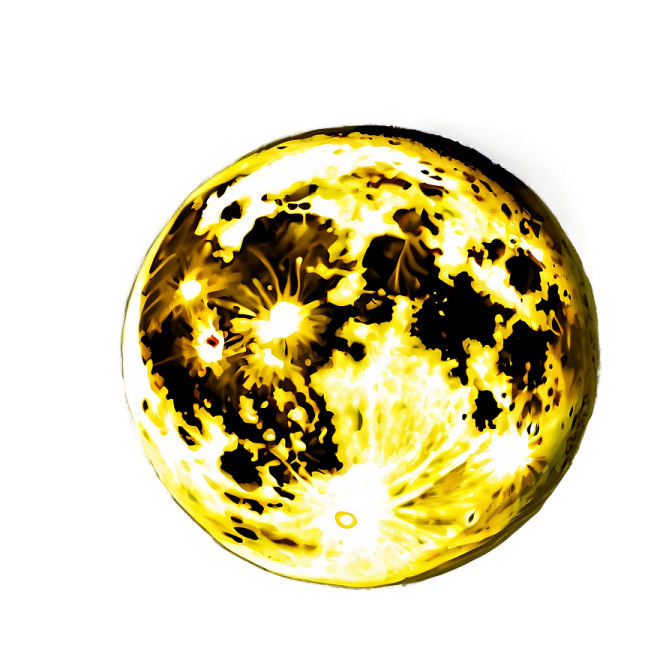an image of the moon with a white background