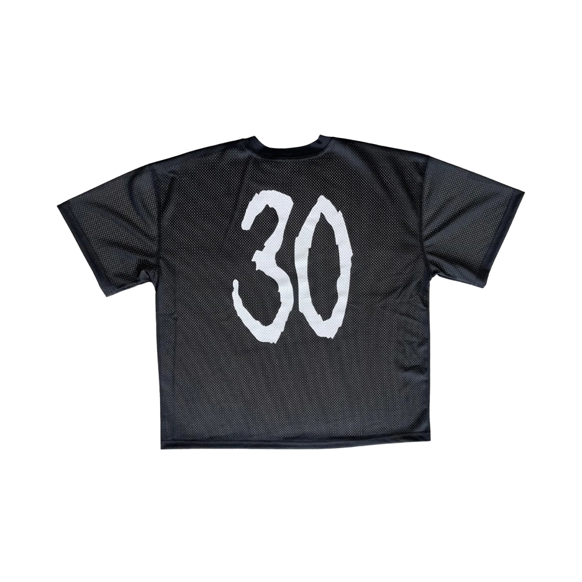 a black t - shirt with white logo on the front