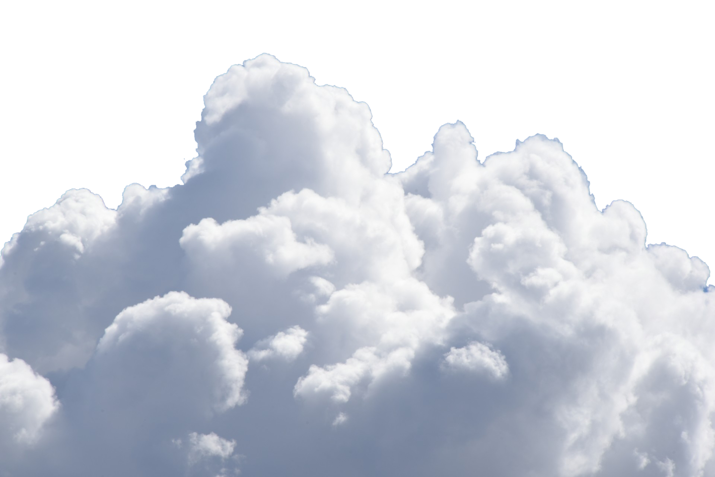 white clouds in the sky