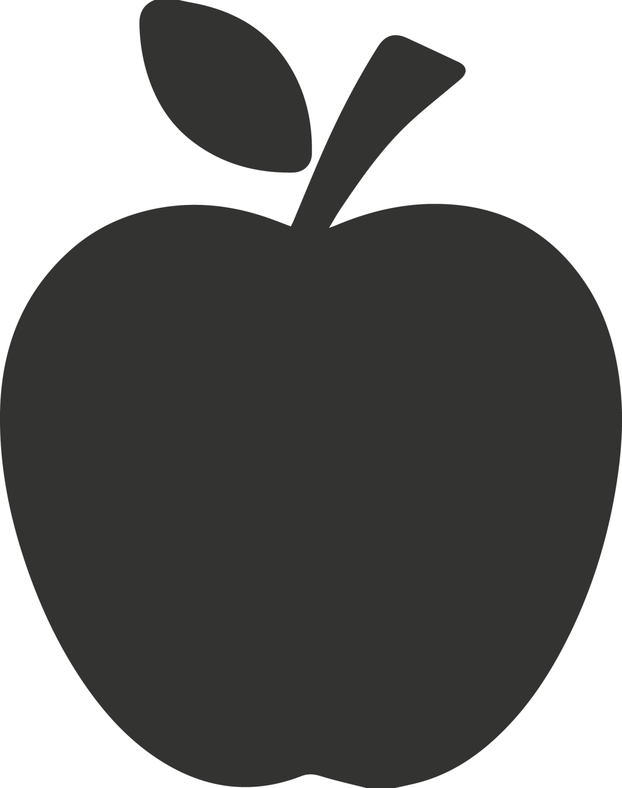 an apple icon on a white background
