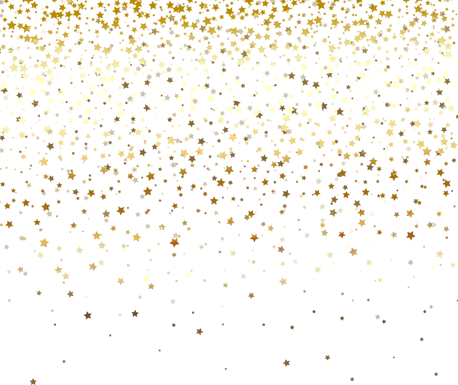 a white background with gold stars