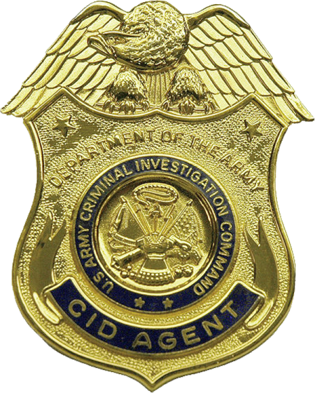 a police badge with an eagle on it