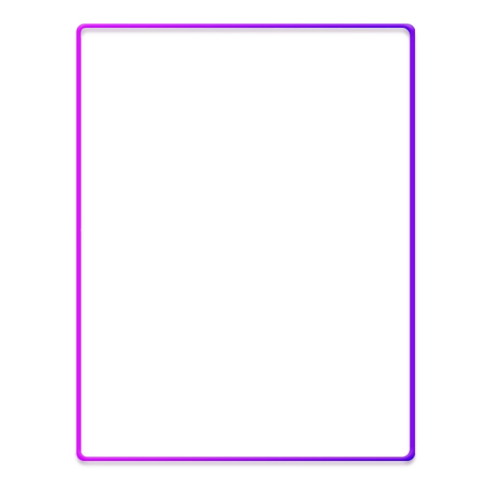 a purple frame on a white background