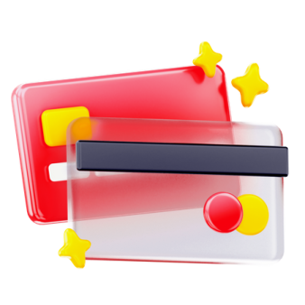 an image of a red and yellow wallet