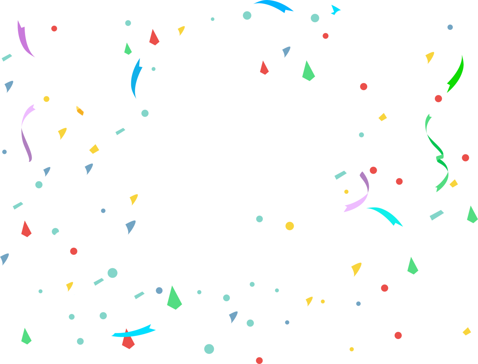 a white background with colorful contros