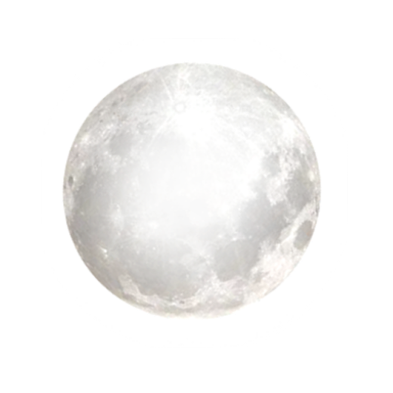 an image of the moon on a white background