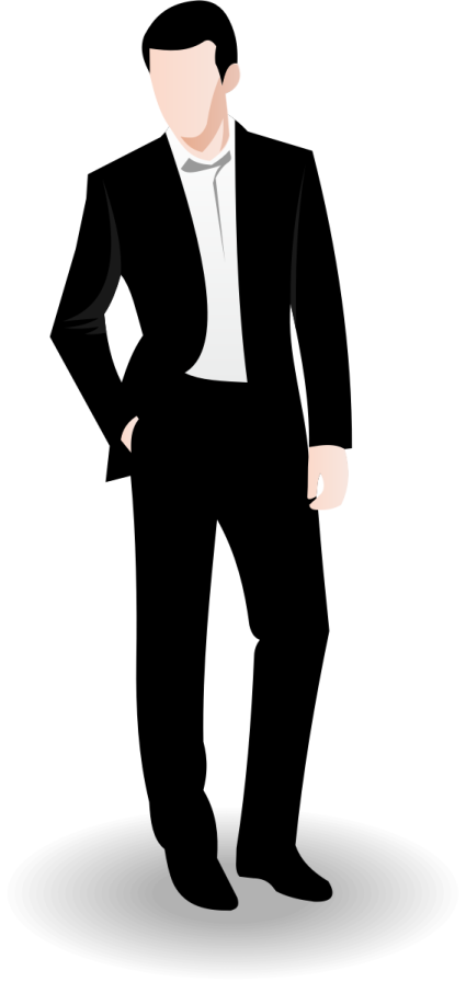a man in a suit and tie