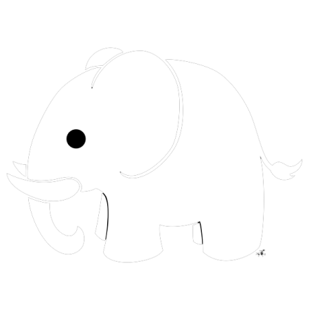 how to draw an elephant
