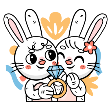 a couple of bunyai rabbits