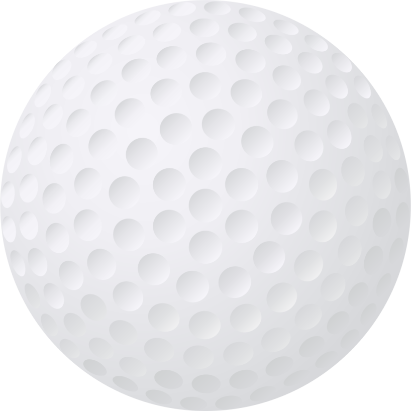 a golf ball on a white background