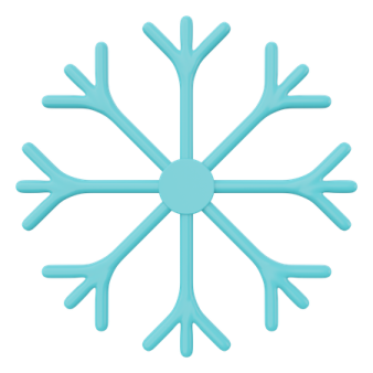 a snowfl icon with a white background