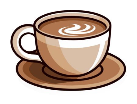 a cup of coffee on a saucer