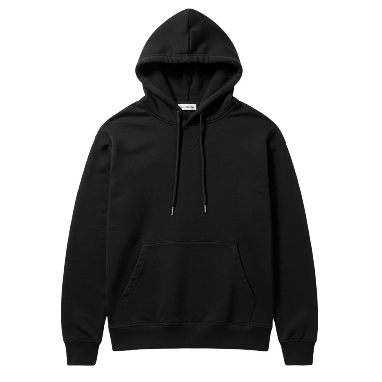 a picture of a black hoodie