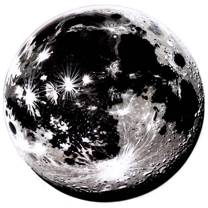 a black and white image of the moon