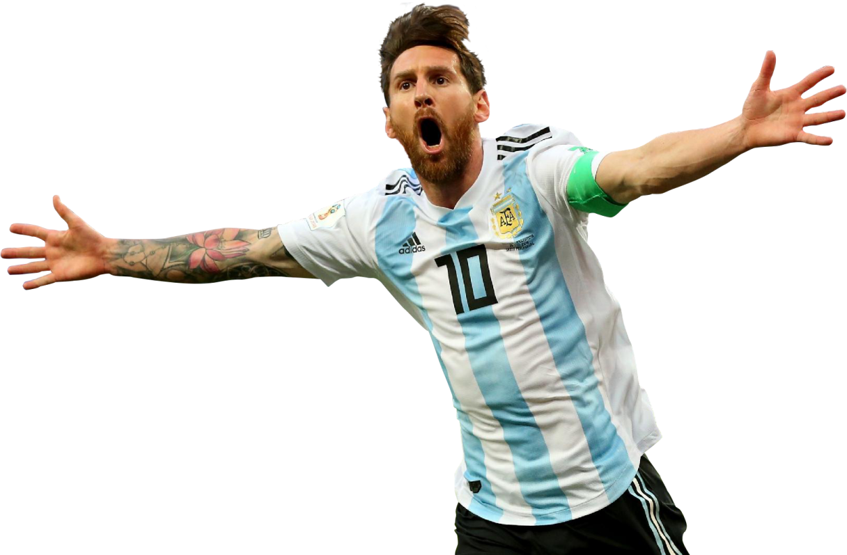 a man with his arms outstretched in the air
