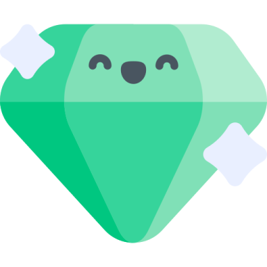 an illustration of a green diamond