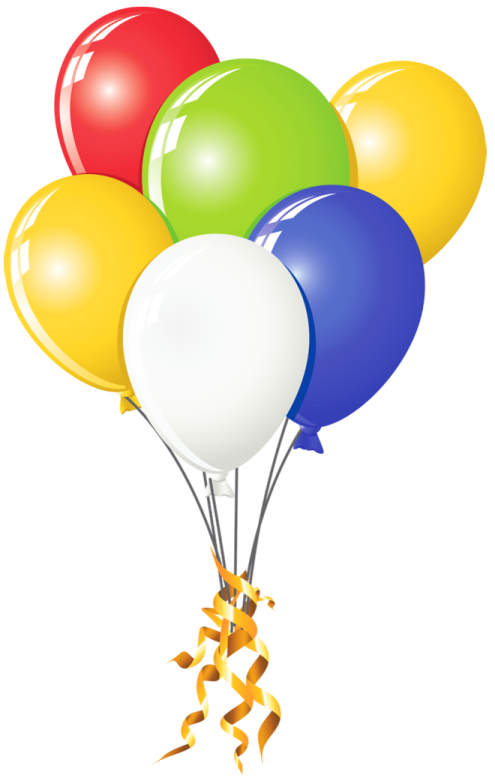 a bunch of balloons