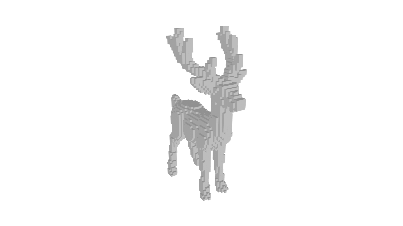 a 3d model of a man with a gun