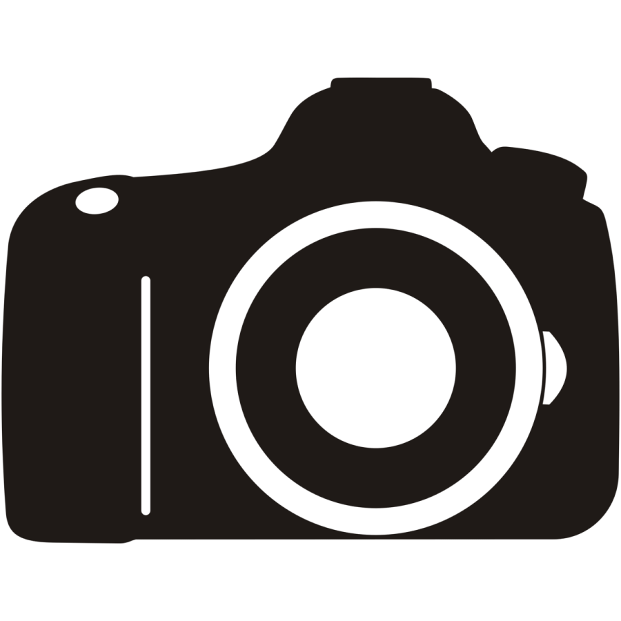 a black and white camera icon