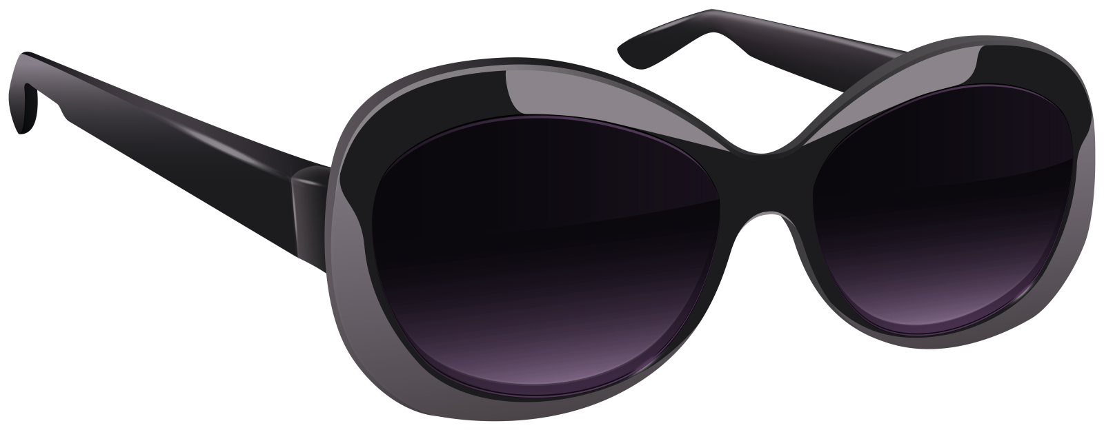 a pair of sunglasses on a white background
