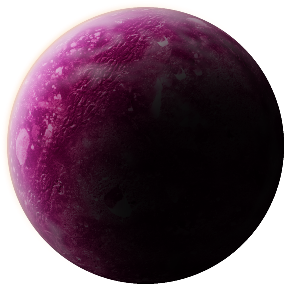 an image of the moon with a white background