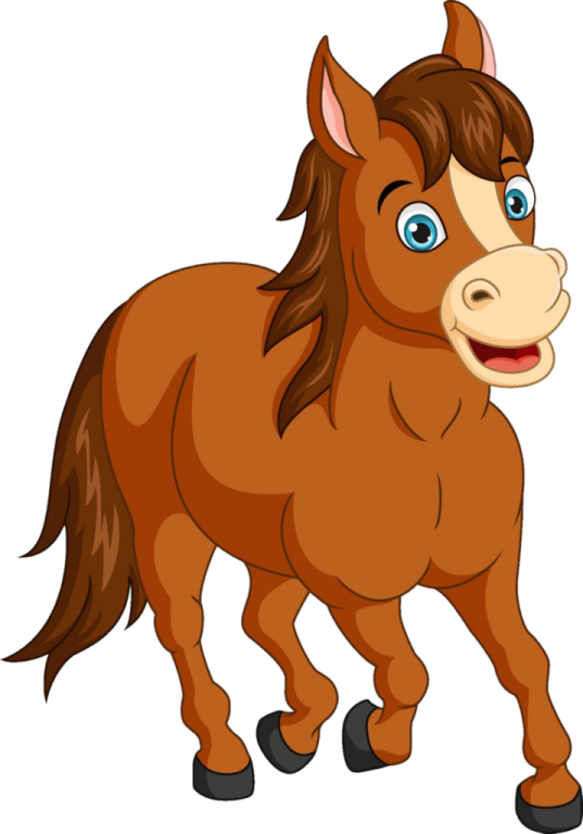 a brown horse with blue eyes