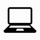 an icon of a laptop