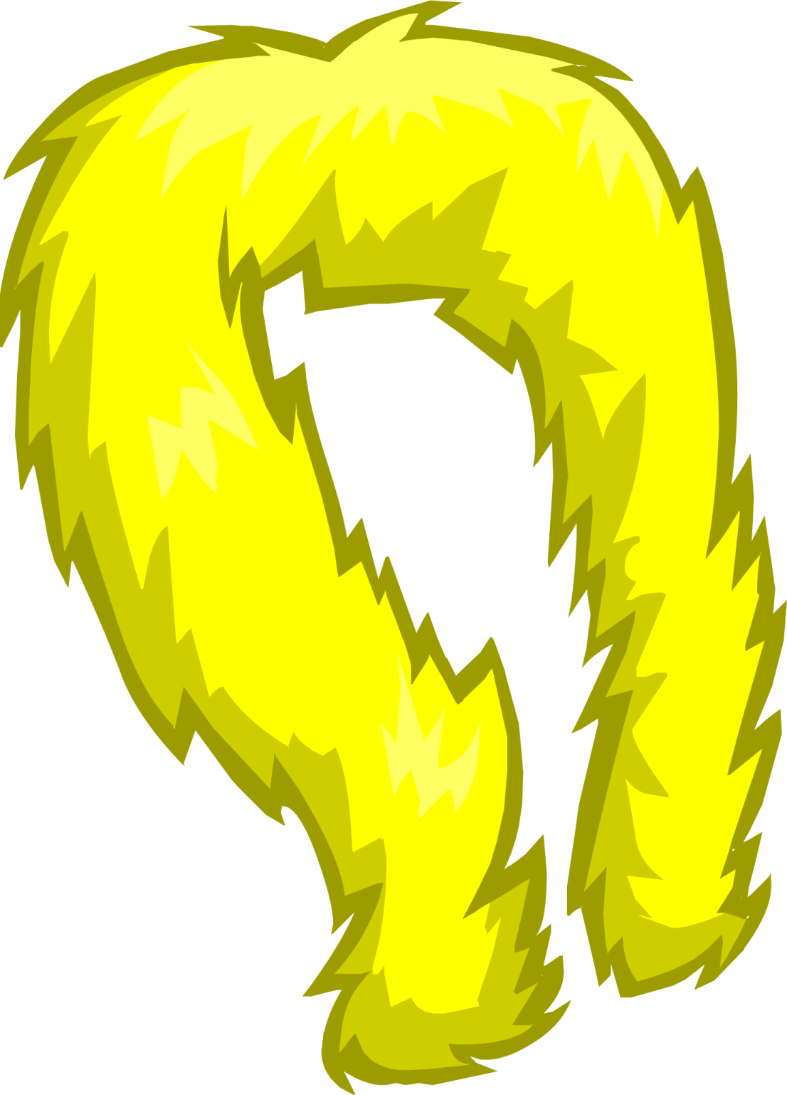 a yellow question sign with a white background