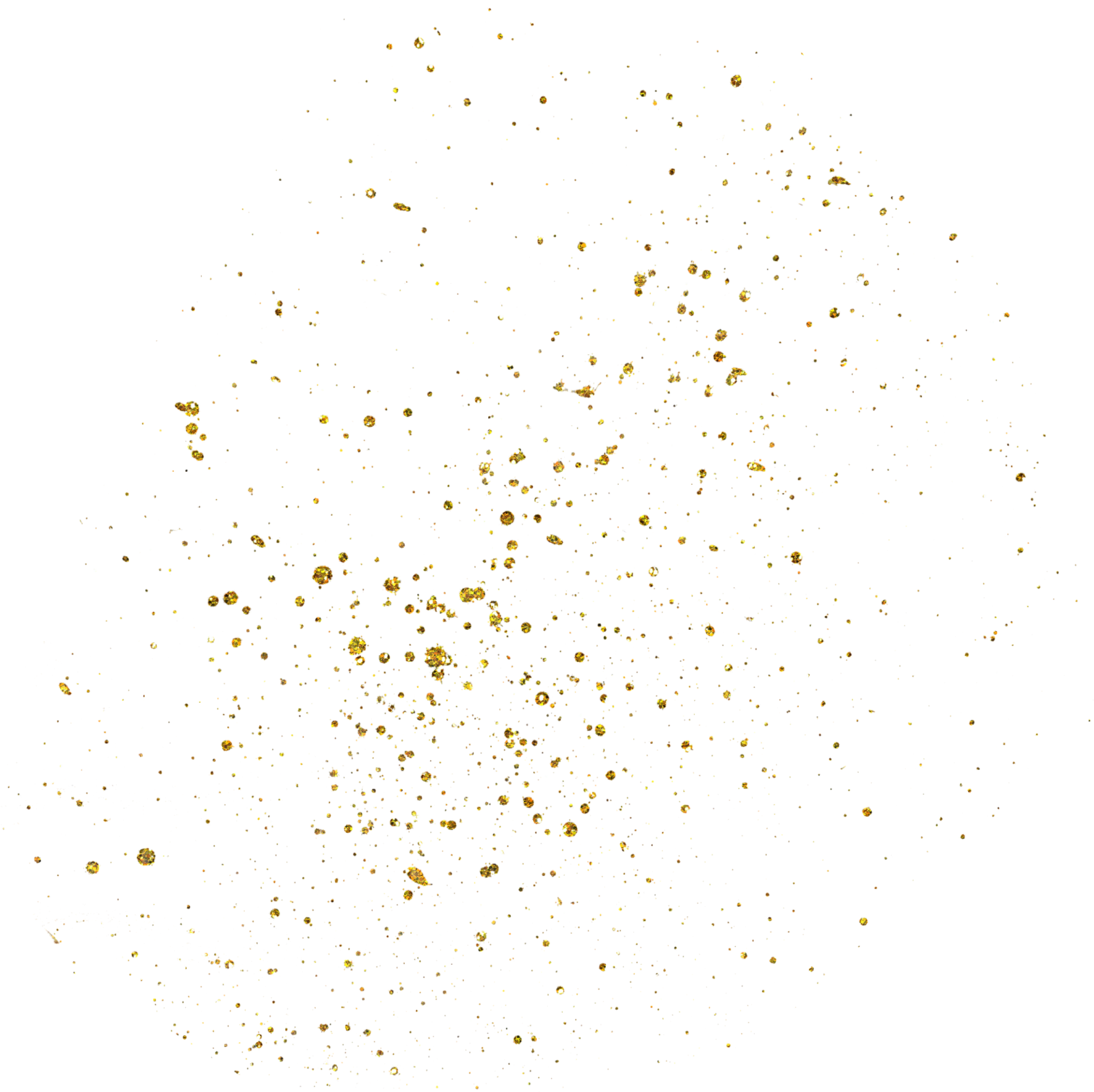 a white background with lots of gold dots