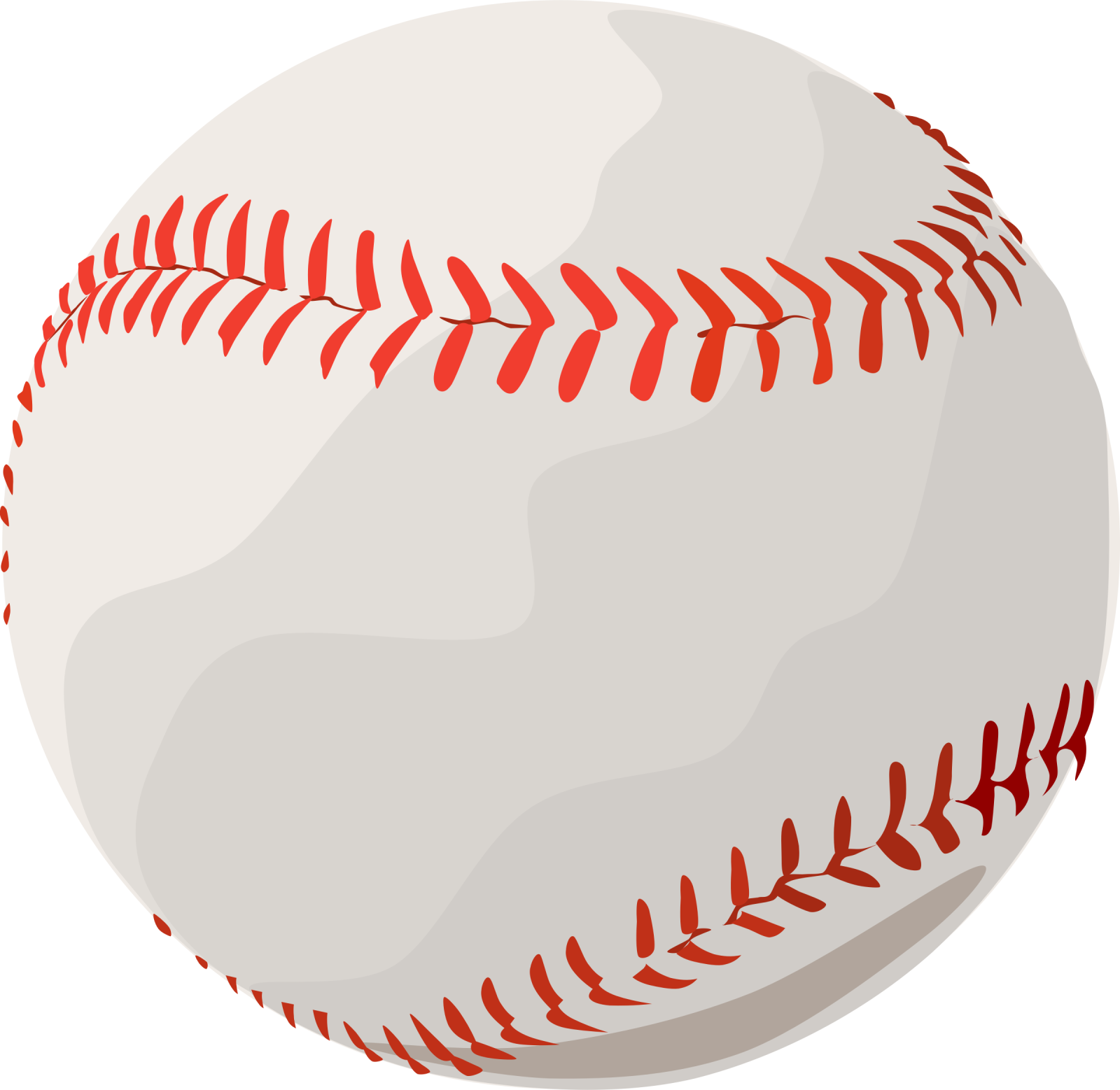 a baseball ball on a white background