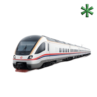 an image of a train on a white background