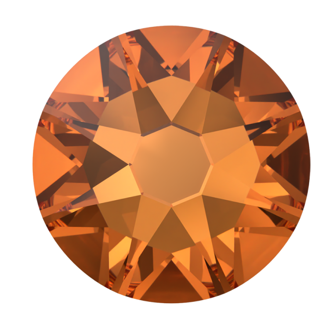 an orange diamond on a white background