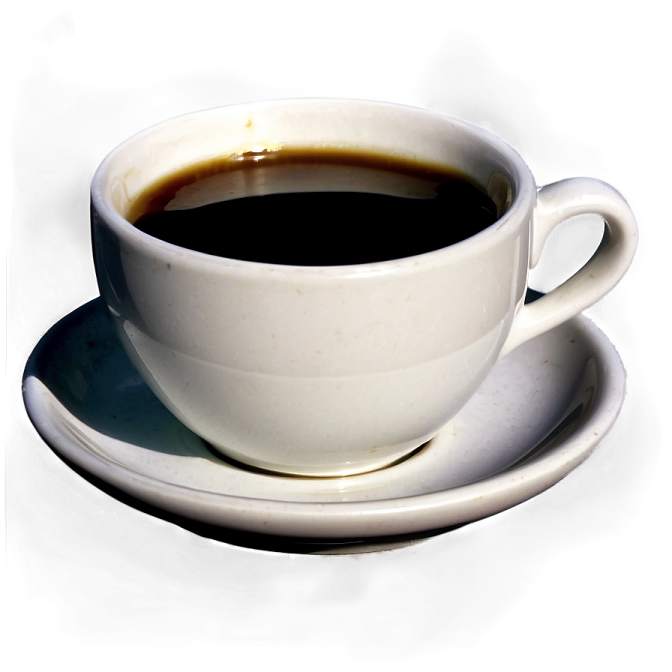 a cup of coffee on a saucer