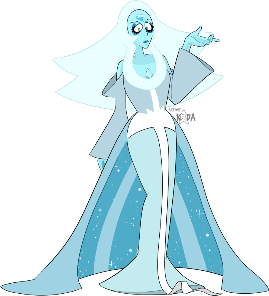 a drawing of a princess with long hair and blue dress