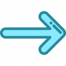 a blue arrow pointing up to the right