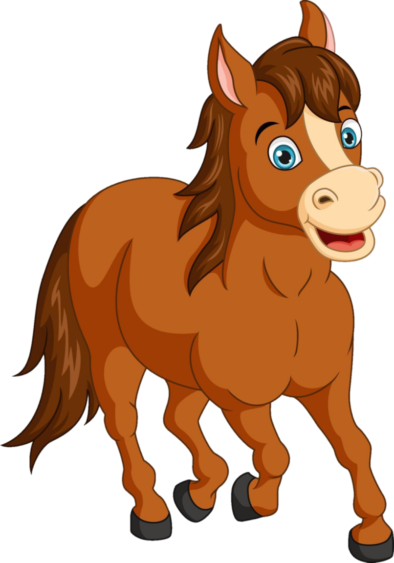 a brown horse with blue eyes
