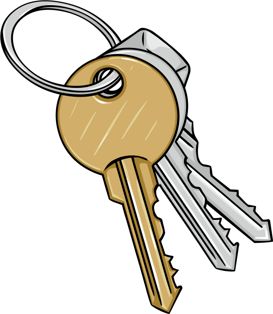 a bunch of keys clipart