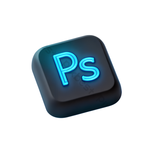 a computer keyboard with the word ps on it
