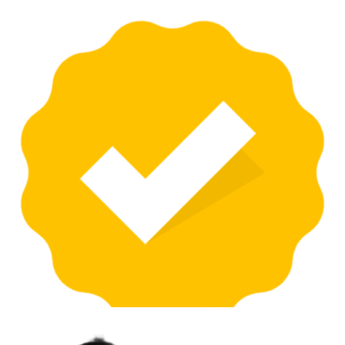 the icon of a yellow circle with a check mark