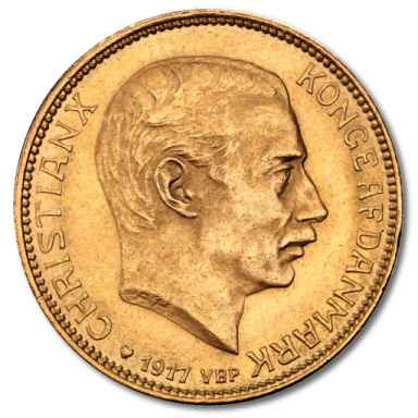 a gold sovereign coin with an image of a man in profile