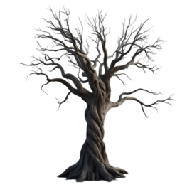 a dead tree with no leaves on it