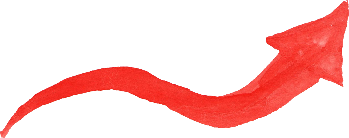 a watercolor drawing of a red wave