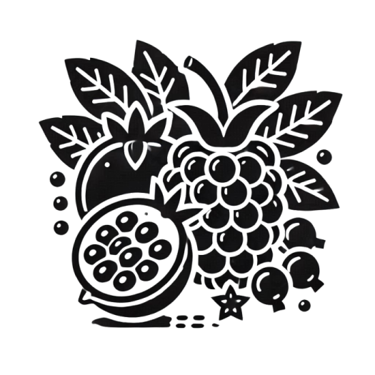 a black and white drawing of flowers