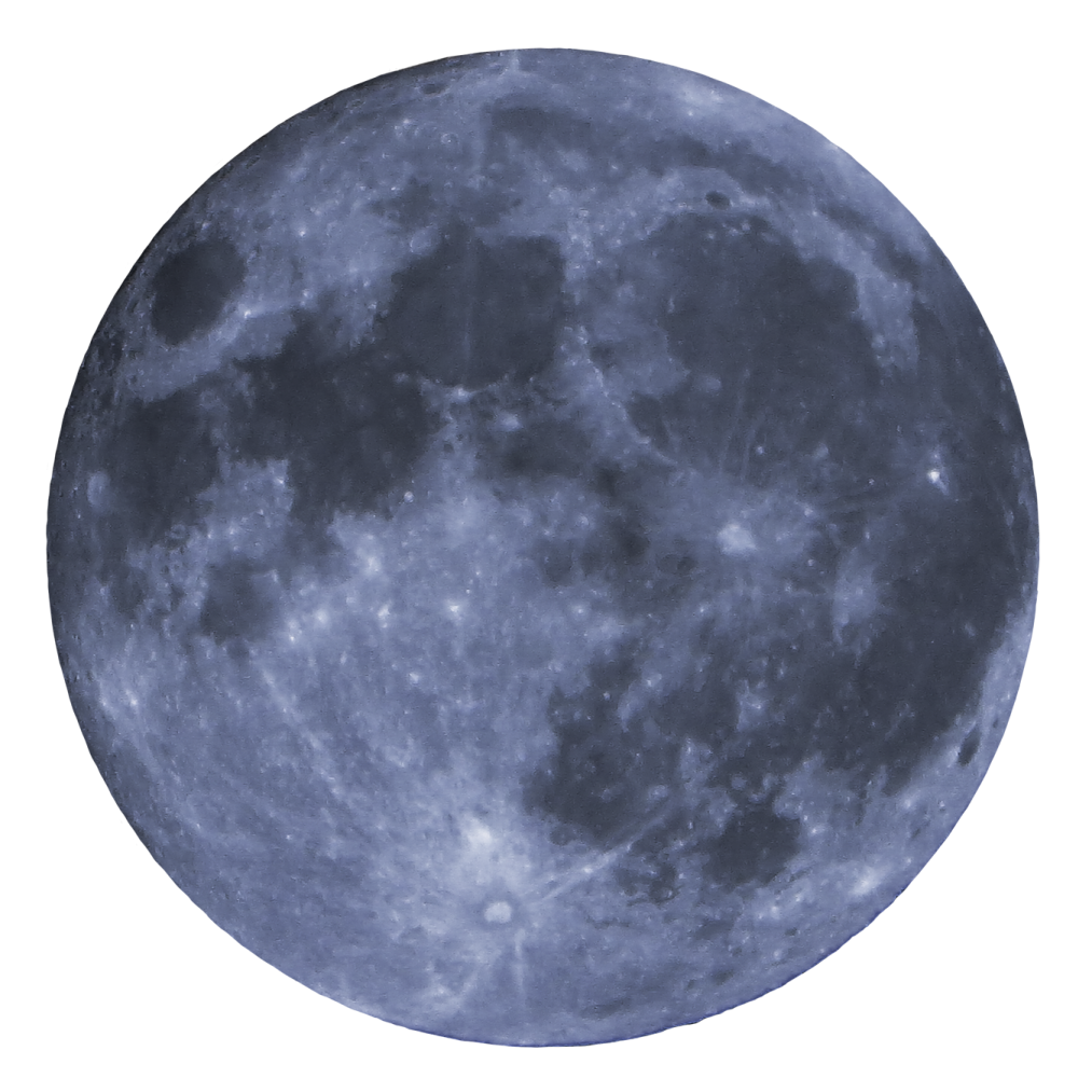 a full moon with a white background